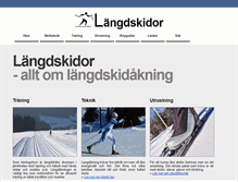 Tablet Screenshot of langdskidor.se